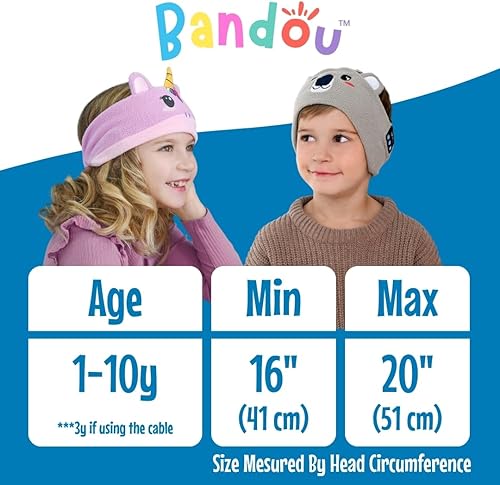 Miniatura 7 de Auriculares originales para niños - Auriculares para niños pequeños galardonados - Diadema inalámbrica - Auriculares ajustables para niños - Diadema