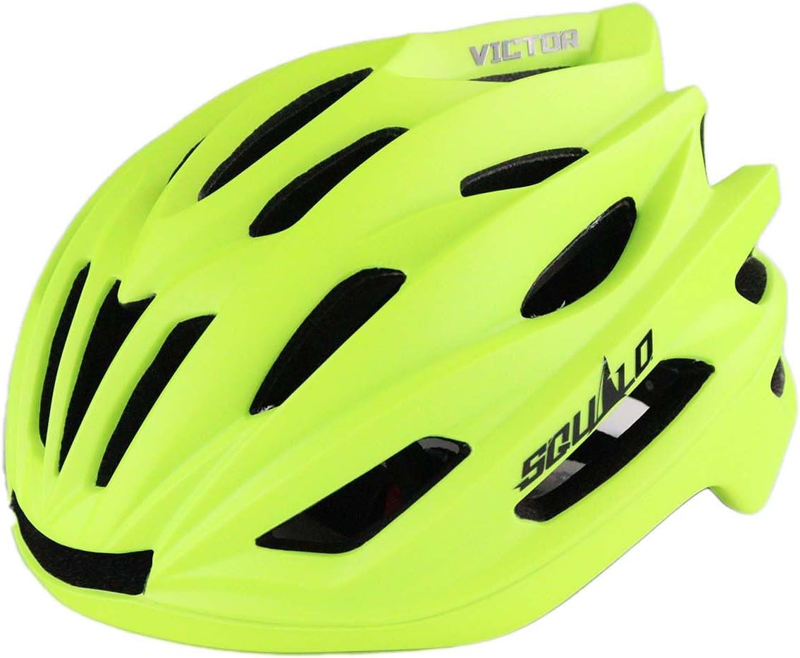 SQUALO Victor Bike Helmet for Men Women, Bicycle Helmet with Adjustment Dial Unisex Adults Cycling Helmet for Mountain Road Biker Lightweight Ventilated