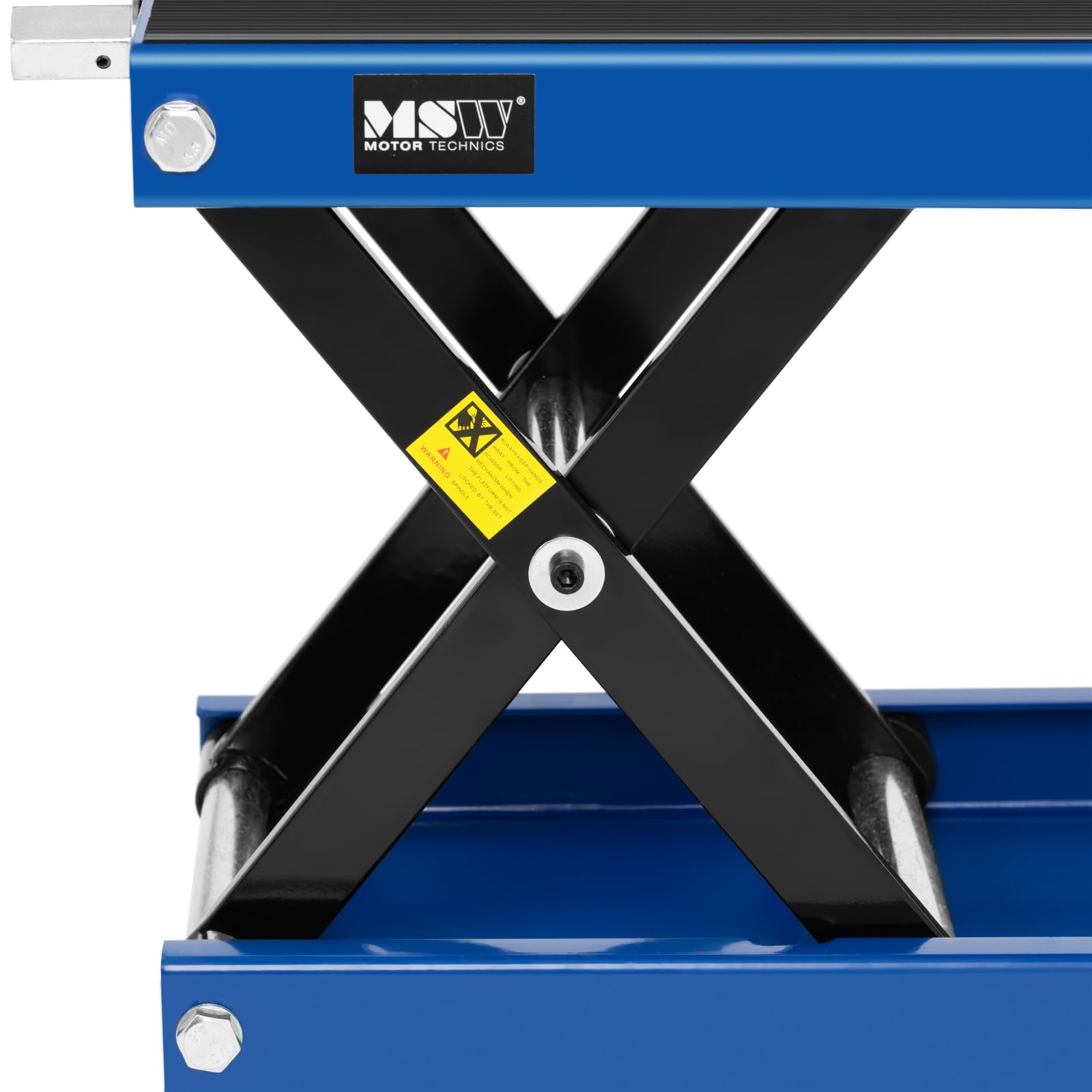 MSW MSW-MHB-500 Sollevatore moto Manuale 360 mm 500 kg Sollevatore per moto Cavalletti moto Cavalletto alzamoto