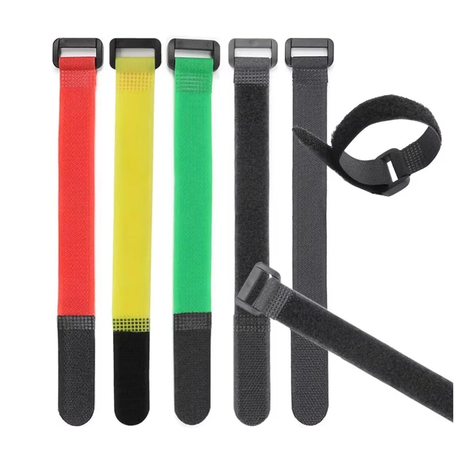 Wiederverwendbare, verstellbare Nylon-Kabelbinder mit Klettverschluss