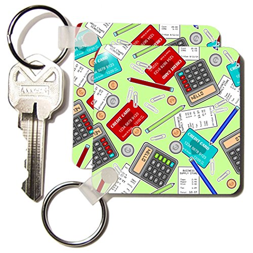 Porte-clés de comptabilité vert au bureau lot de 2 pour organiser vos clés de cabinet
