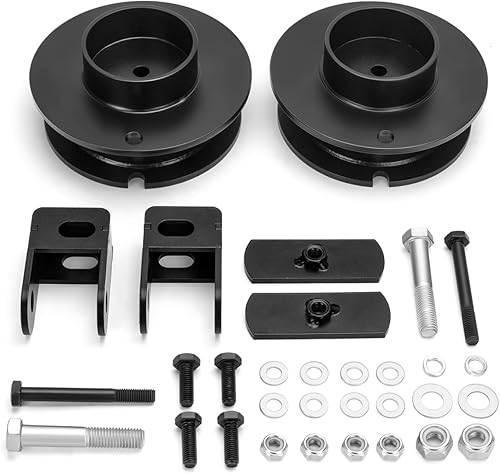 dynofit Kit de elevación de nivelación delantera de 2 pulgadas para Ram 2500 4WD 2014-2022, Ram 3500 4x4 2013-2022, espaciadores de estructura de