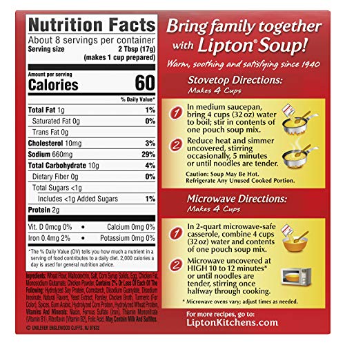 Image of Lipton Soup Secrets Ring-O-Noodle Instant Soup 12 count, 4.9 oz