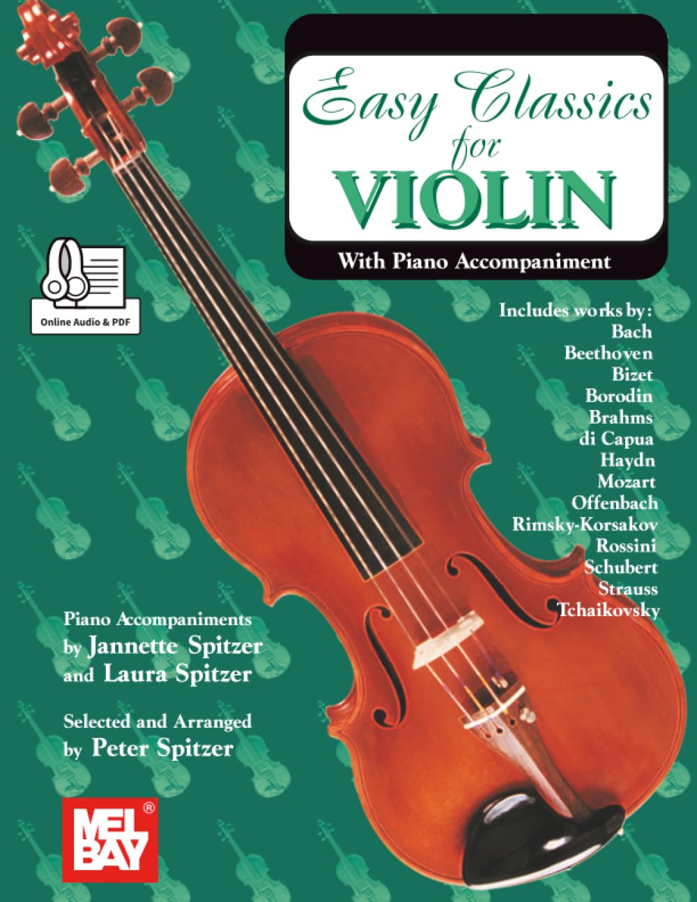 Easy Classics for Violin-With Piano Accompaniment