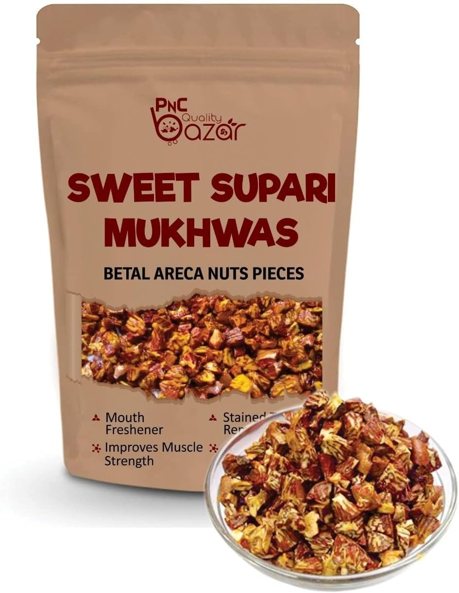 Supari Sweet Mukhwas 100gm | Mouth Freshener | (Sweet | Hard | Betal Areca Nuts Pieces) (250g)