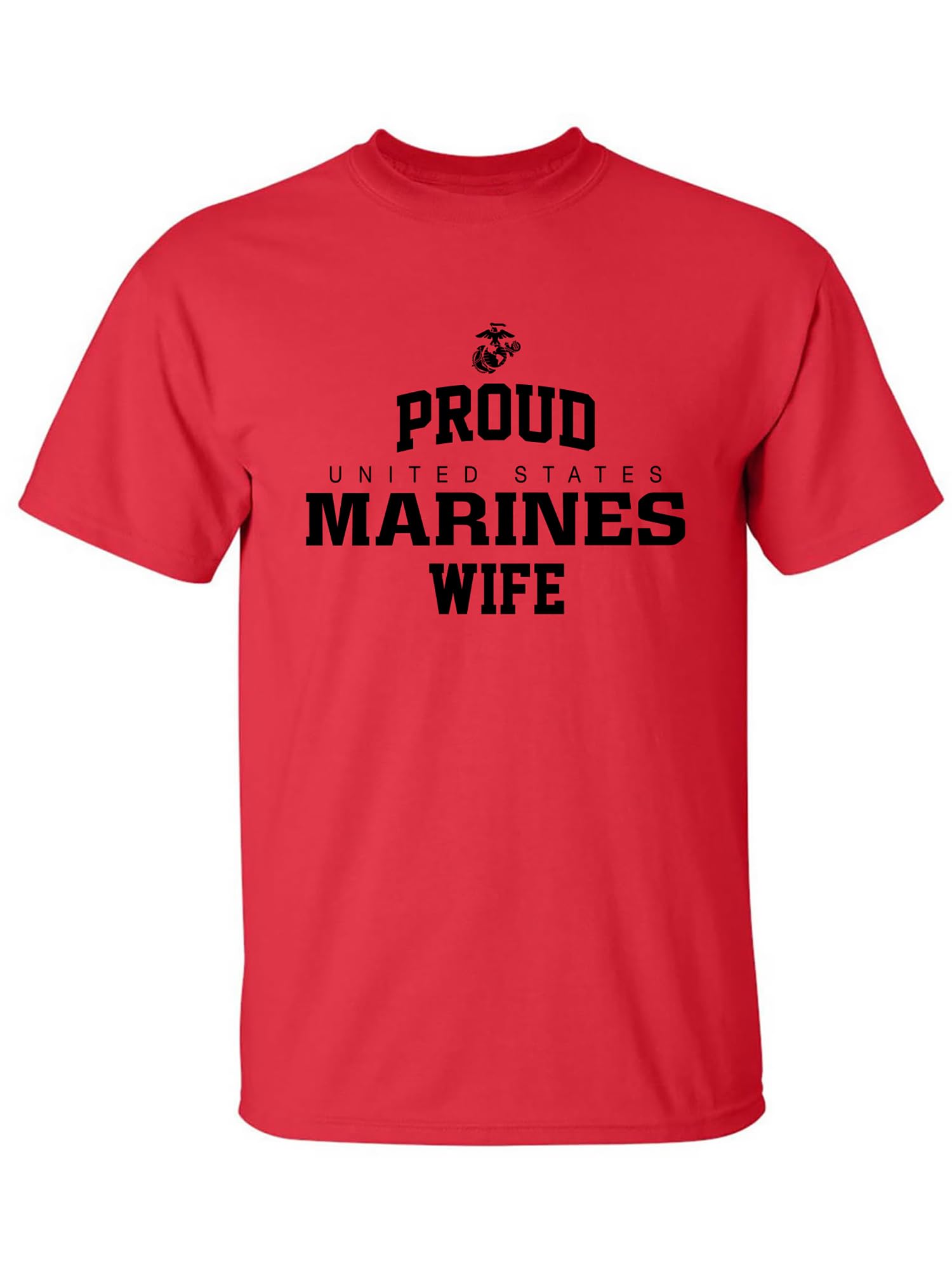 Proud Marines Wife Adult Short Sleeve T-Shirt