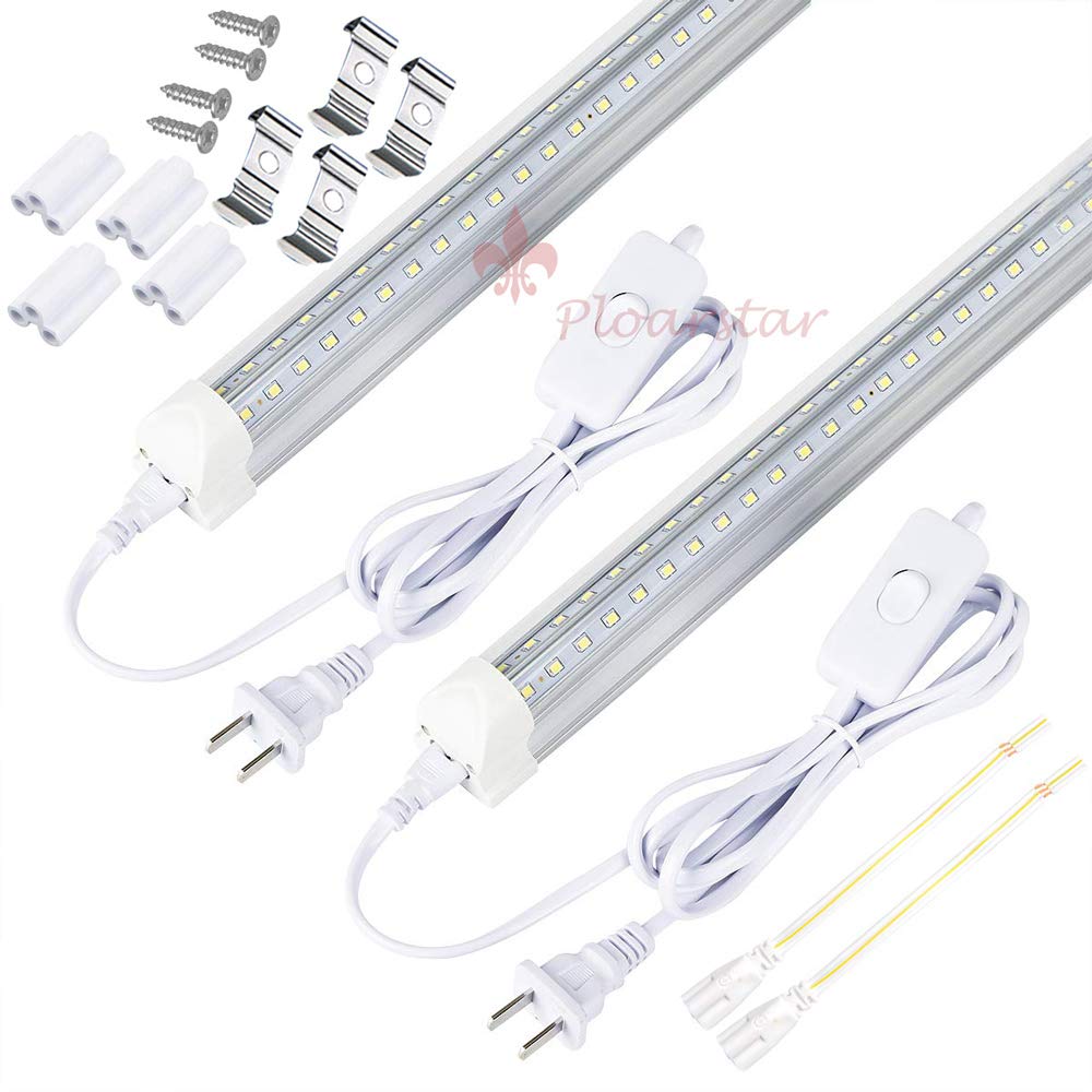 5* 30CM LED蛍光灯用ケーブル 器具一体型用コード 10本 白 Amazon | POLARSTAR (極星)【10本】LED蛍光灯 30cm LED蛍光灯 器具一