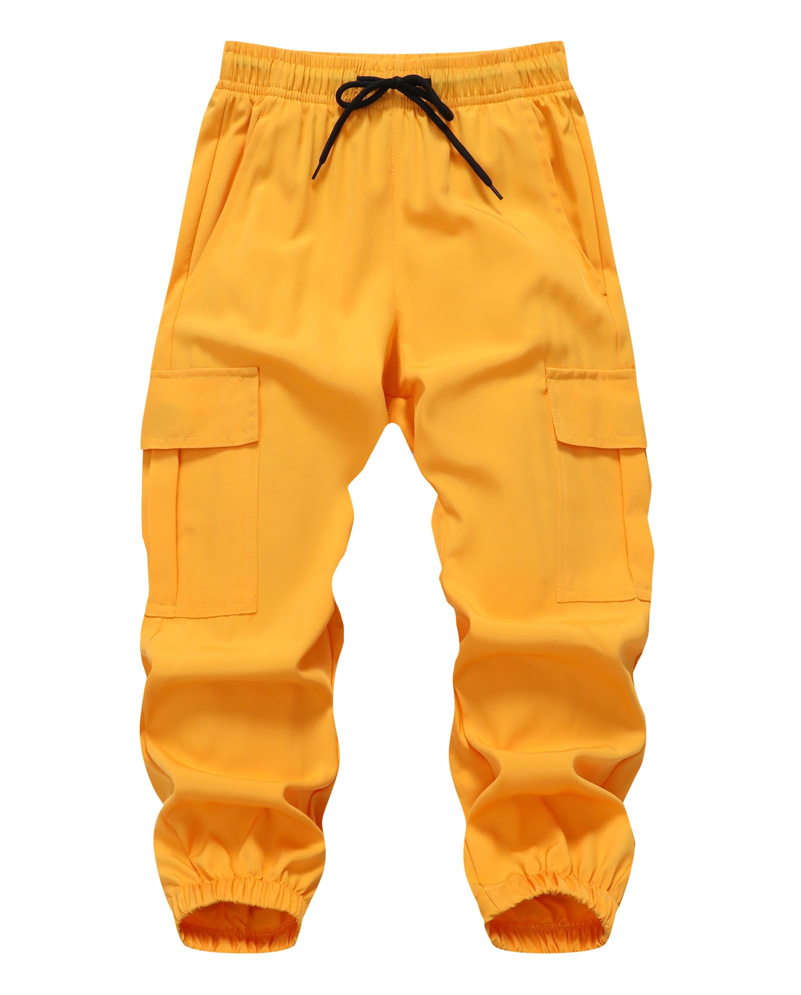 Baby Boys Cargo Joggers Pants Toddler Quick Dry Lightweight Hiking Pants Kids Pull On Sweatpants
