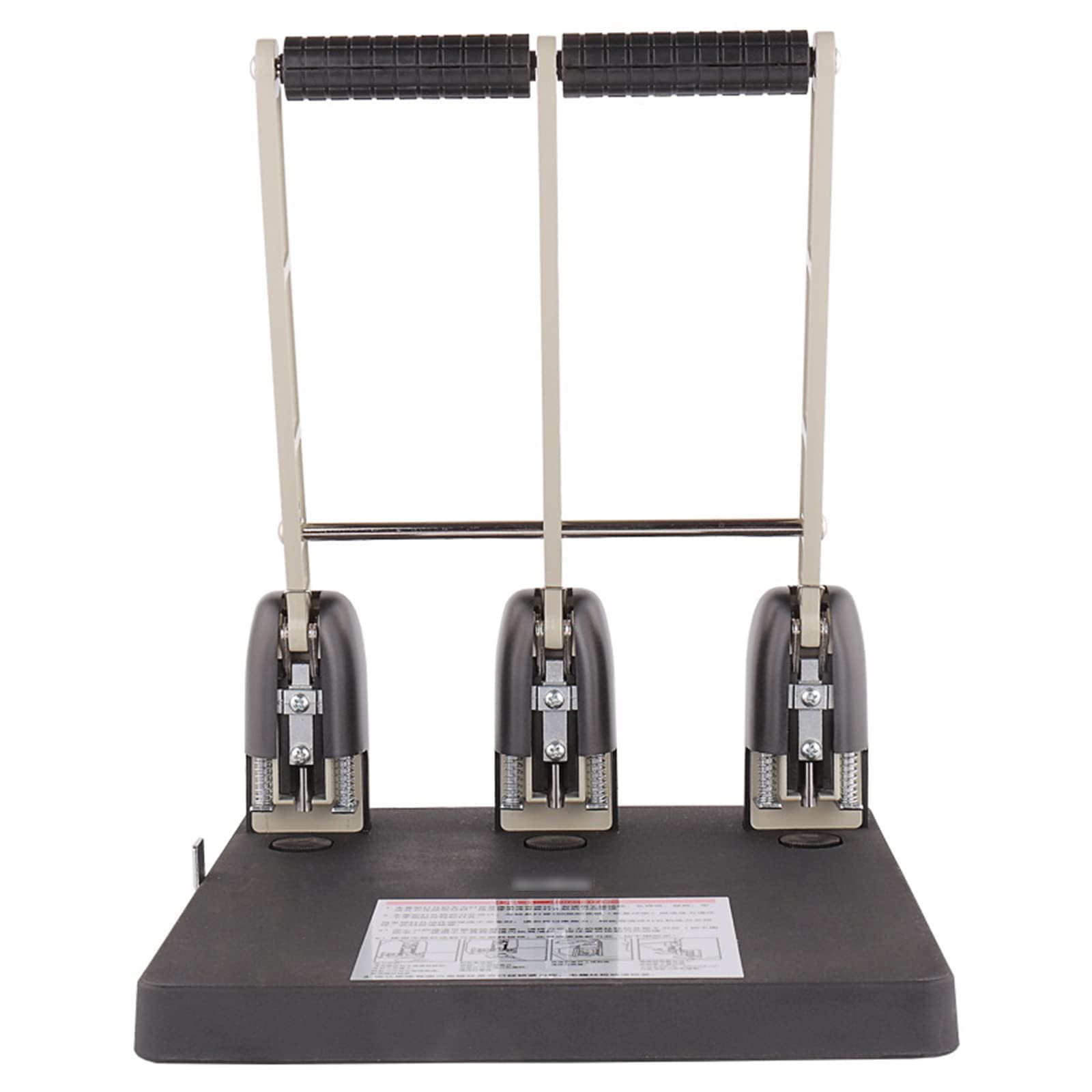 Perforatrice a 3 fori per impieghi gravosi, capacità di 150 fogli, perforatrice da tavolo a 3 anelli, forniture per ufficio a casa, accessori da scrivania portatili, capacità di perforazione di 150