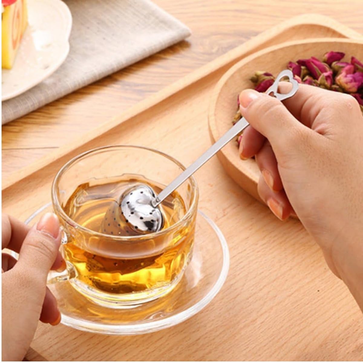 Infusores de Té,4 piezas Bola de Infusión de Té de acero inoxidable,Filtro para té Colador De Té Infusor de Té para teteras, tazas y botellas de té