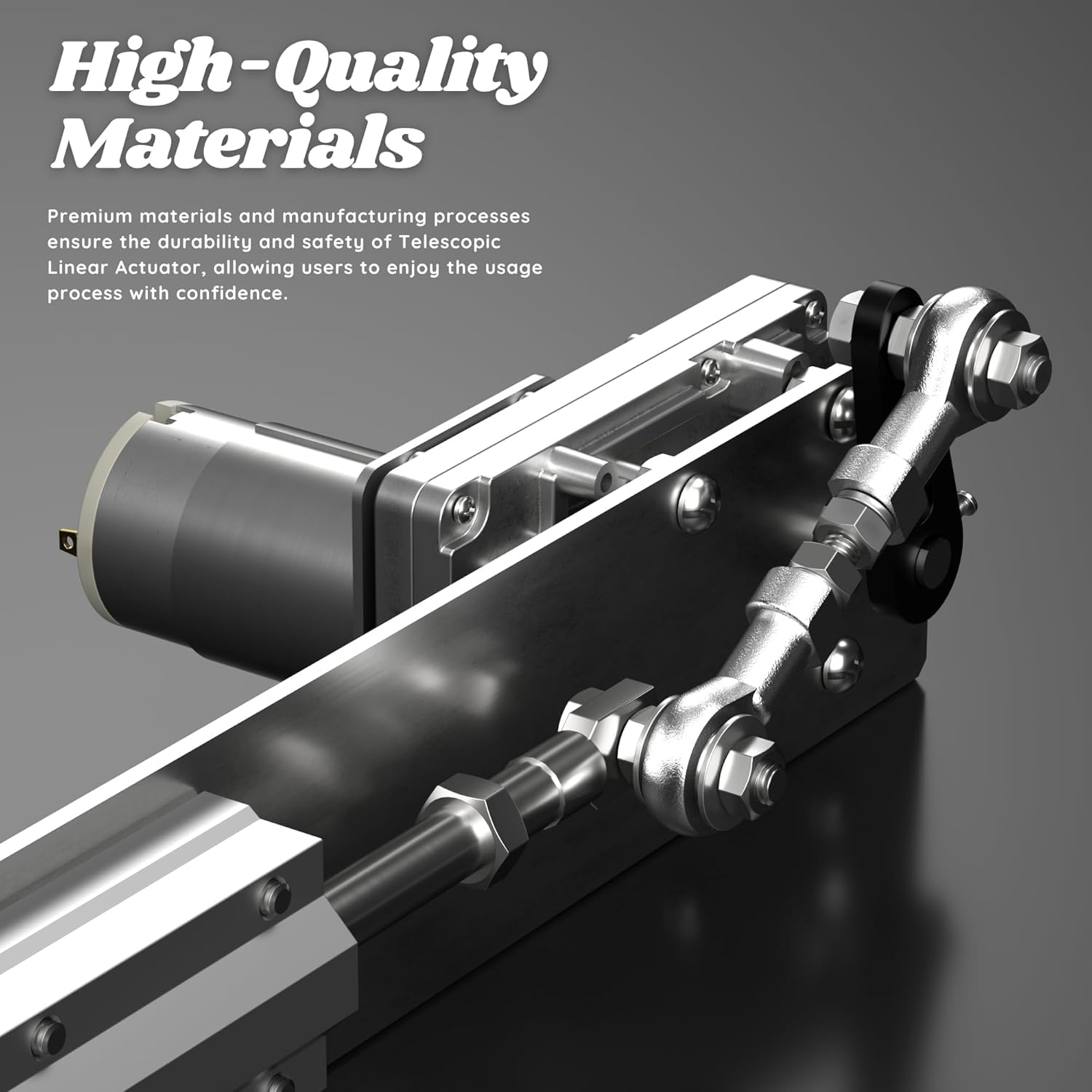 Attuatore Lineare a Pistone Alternativo DC 12V, Motore Lineare Telescopico Regolabile con Regolatore di Velocità, Linear Actuator 95RPM, Motore a Pistone Alternativo Corsa 2-8cm