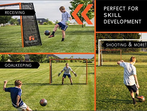 Goalrilla Striker Soccer Rebound Trainer with Double-Sided, Ultra-Responsive Rebounding Net and Goal - Thumbnail 5