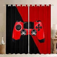 Vista 11 de Feelyou Cortinas infantiles con diseño de tortugas marinas, peces tropicales, bonitas cortinas de criatura oceánica, cortinas para ventanas