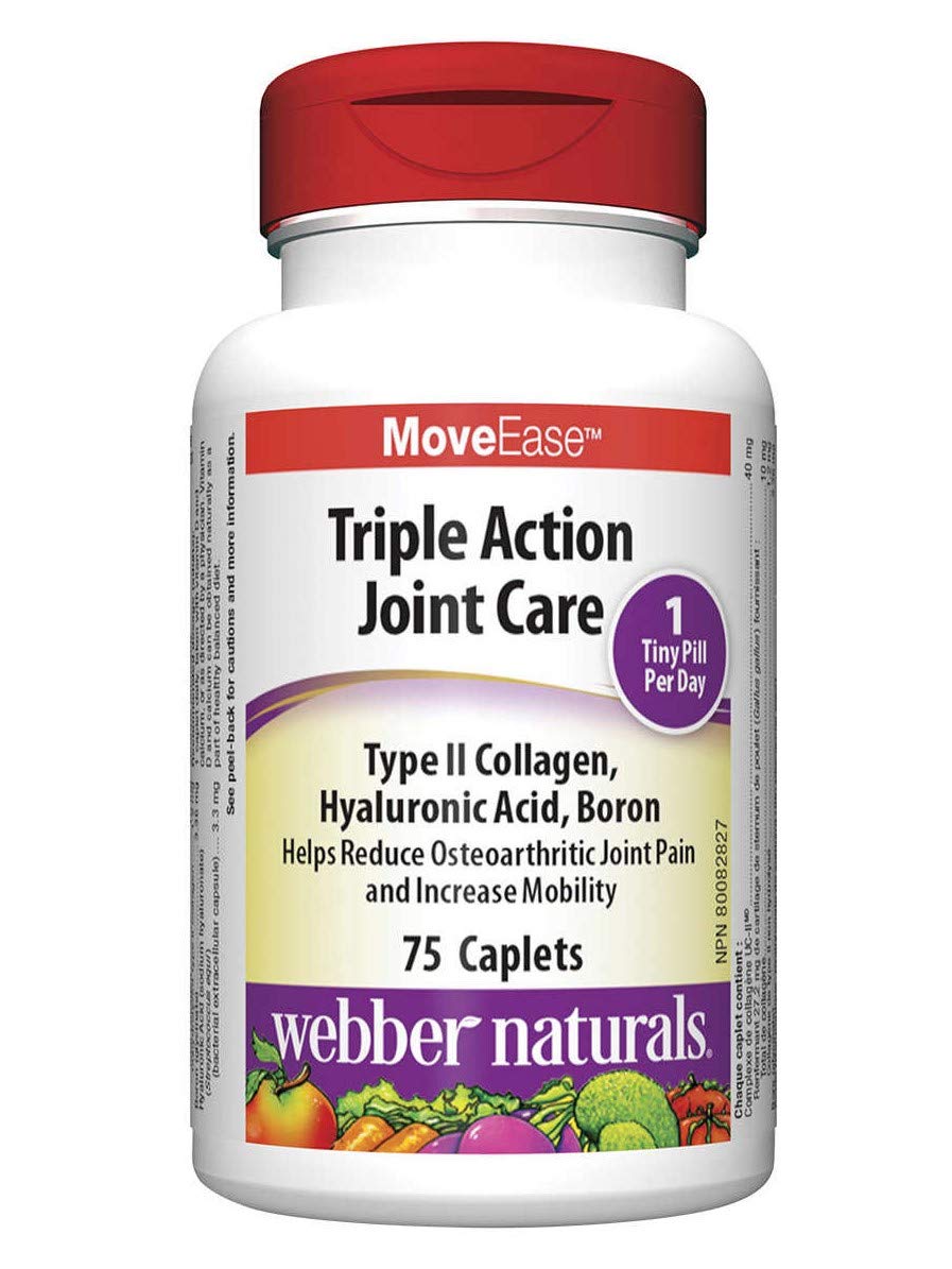 webber naturals Triple Action Joint Care - 75 caplets : Amazon.ca ...