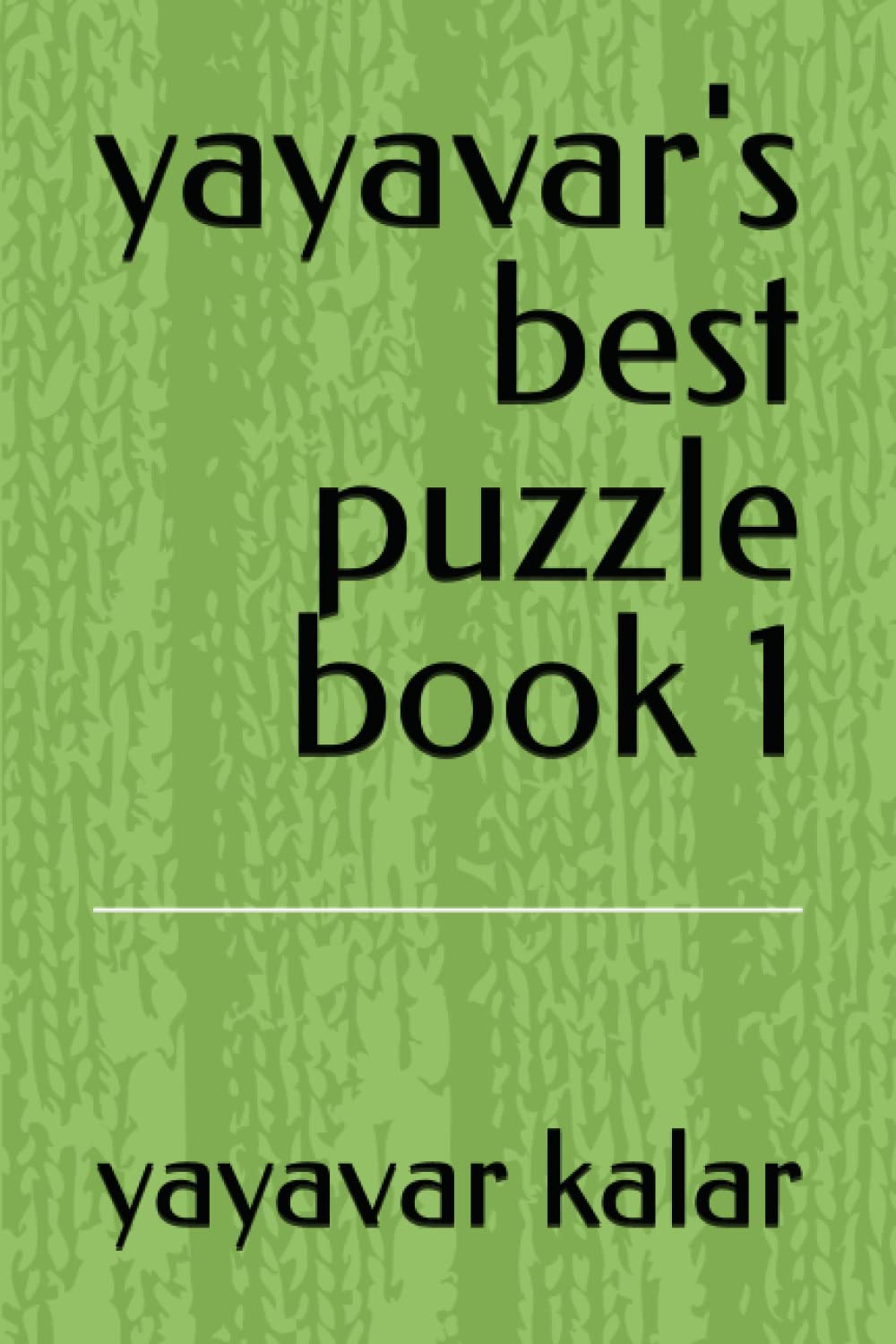 yayavar's best puzzle book 1