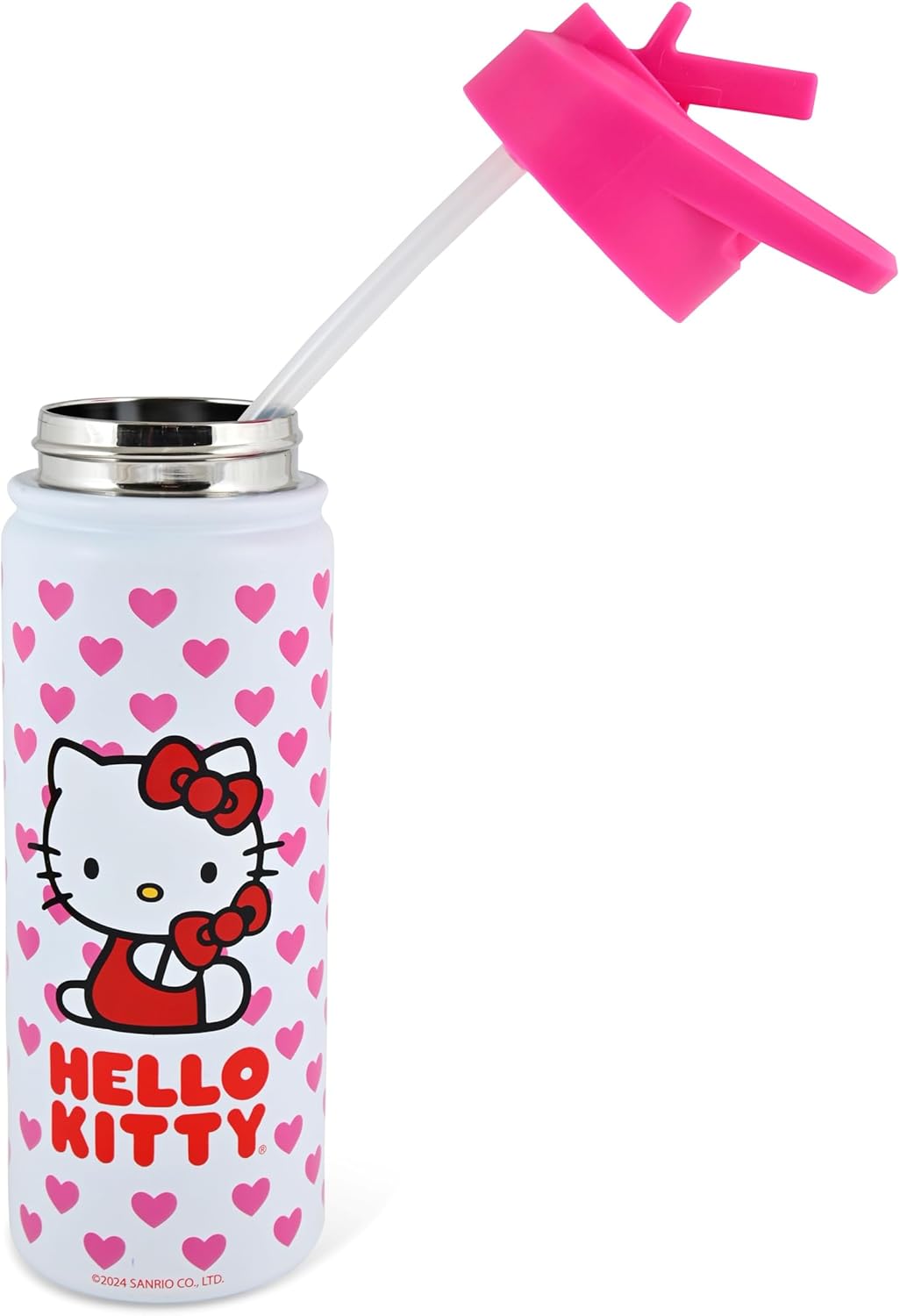 Fast Forward Sanrio Hello Kitty Insulated Stainless Steel Water Bottle | 20 Oz Insulated Water Bottle | Kids Water Bottle Thermos for Girls, Boys, Unisex, C6VAC13FN - Image 5