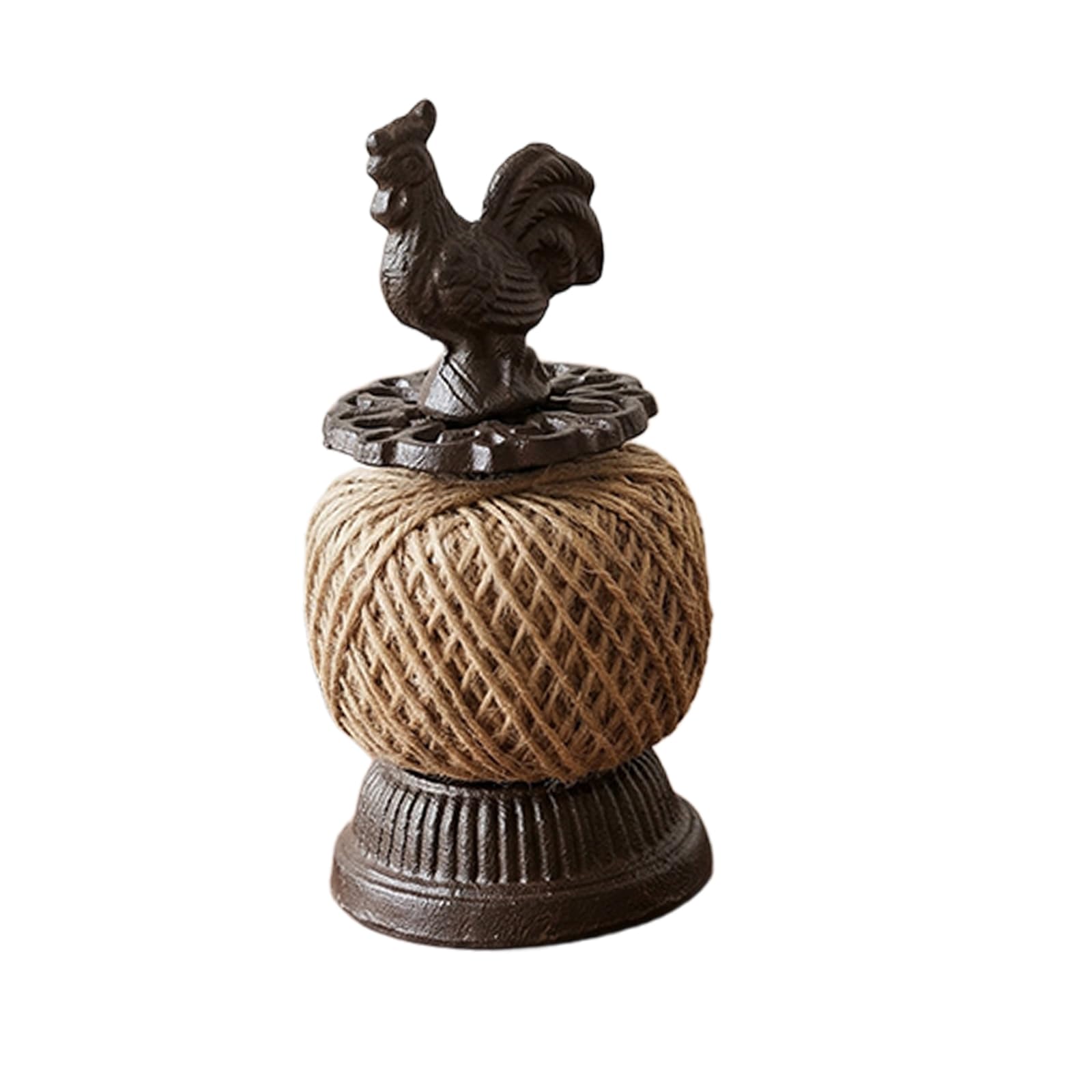 WEILWH Cast Iron Rope Holder with Animal Design for Home Offices Storage and Decoration Stylish Cord Planner Traditional