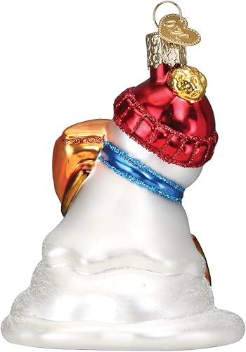 Miniatura 2 de Old World Christmas Flamin' Hot Cheetos - Adorno de cristal soplado para árbol de Navidad, decoración navideña hecha a mano, colección de muñeco de