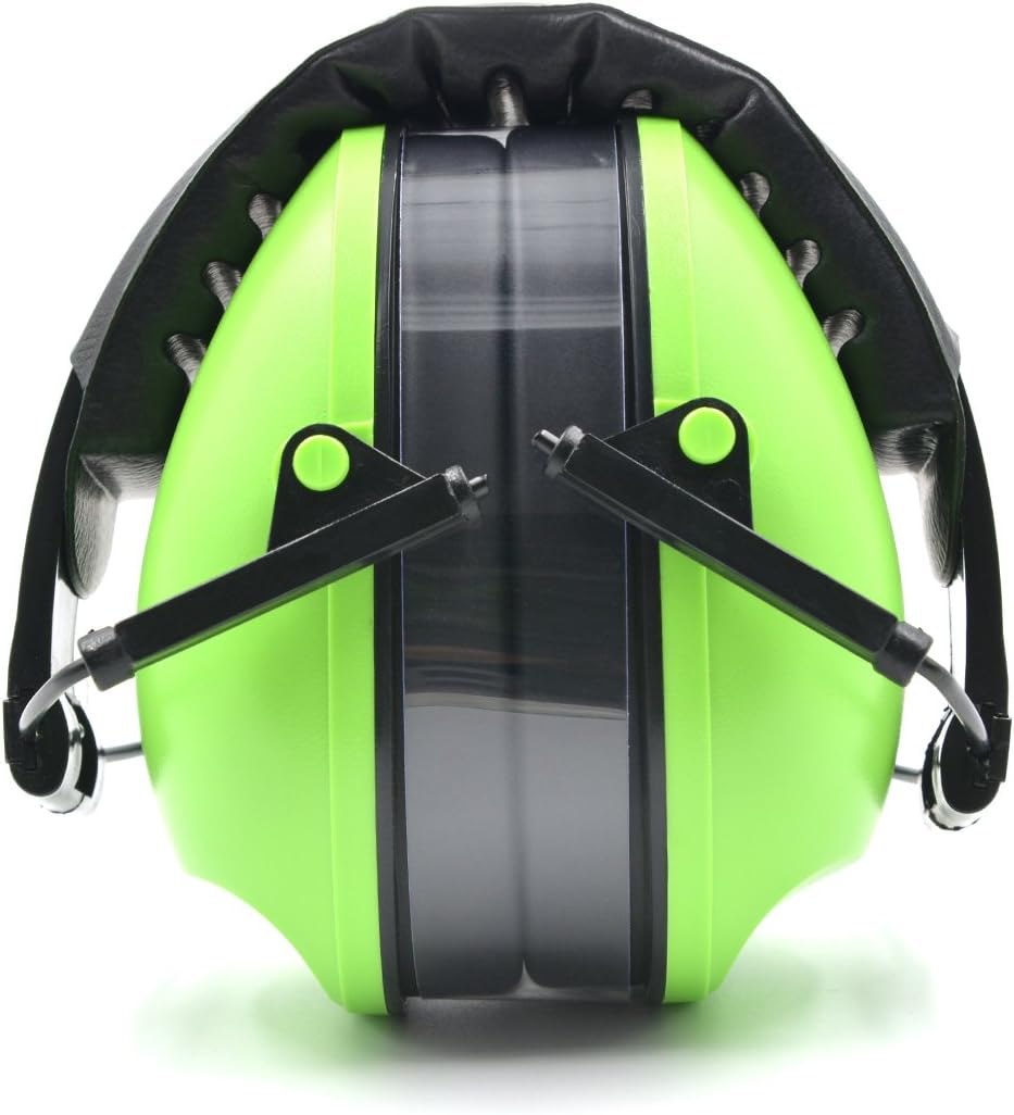 Toennesen Adjustable Ear Defenders Ear Muffs Adults Noise Reduction Protector Green
