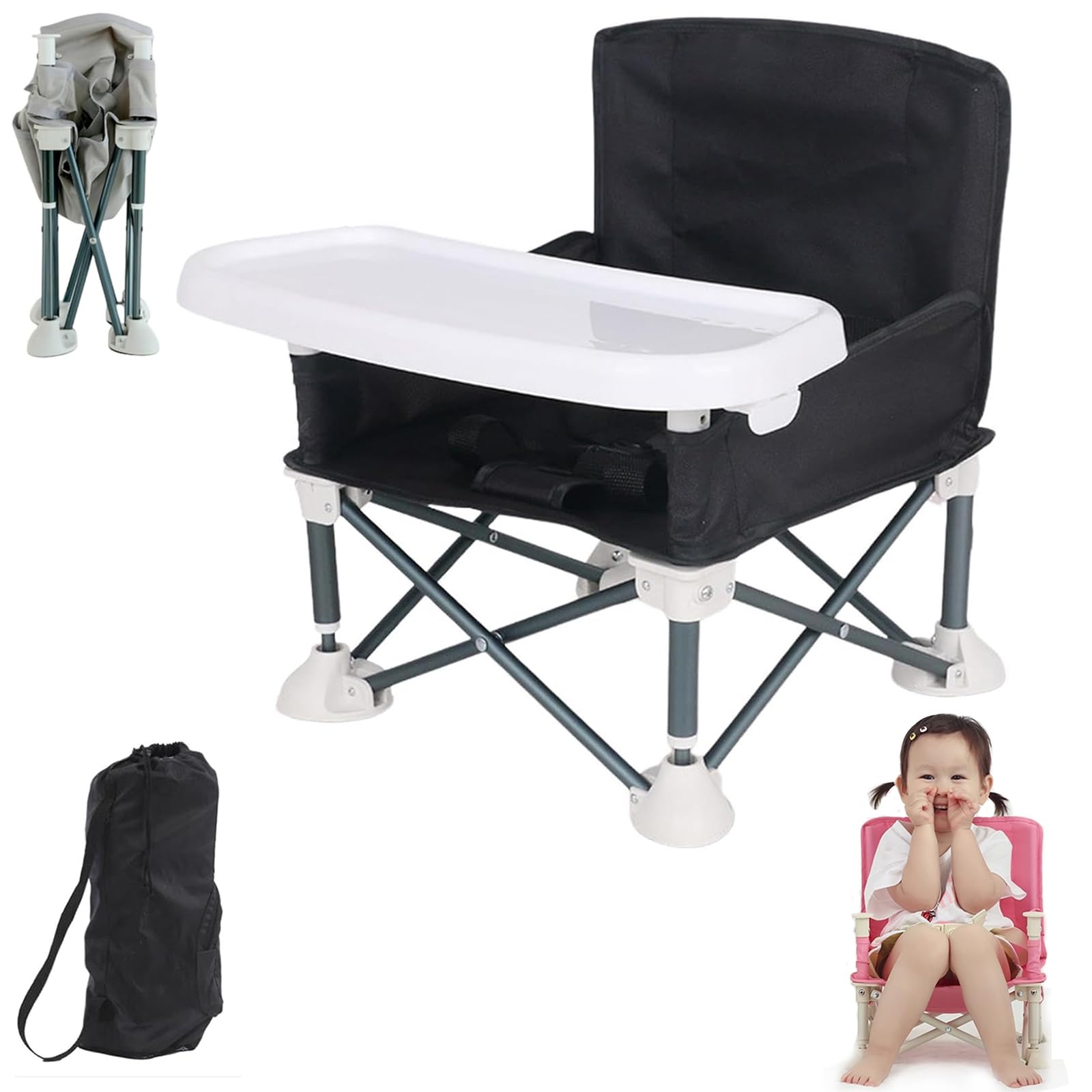 Baby Strandstuhl,baby Beach Chair,faltbarer Baby Fütterungsstuhl,faltbarer Baby Campingstuhl,baby-reisesitzerhöhung,baby-campingstuhl,verstellbarer 