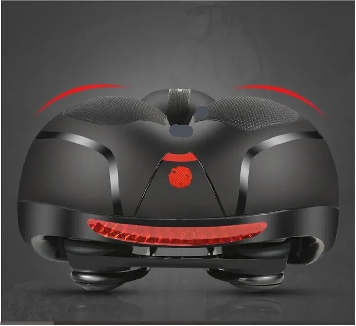 Bike Saddle Big Butt Cushio N Leather Surface Seat Mountain Bic Ycle Shock Absorbing Hollow Cushion
