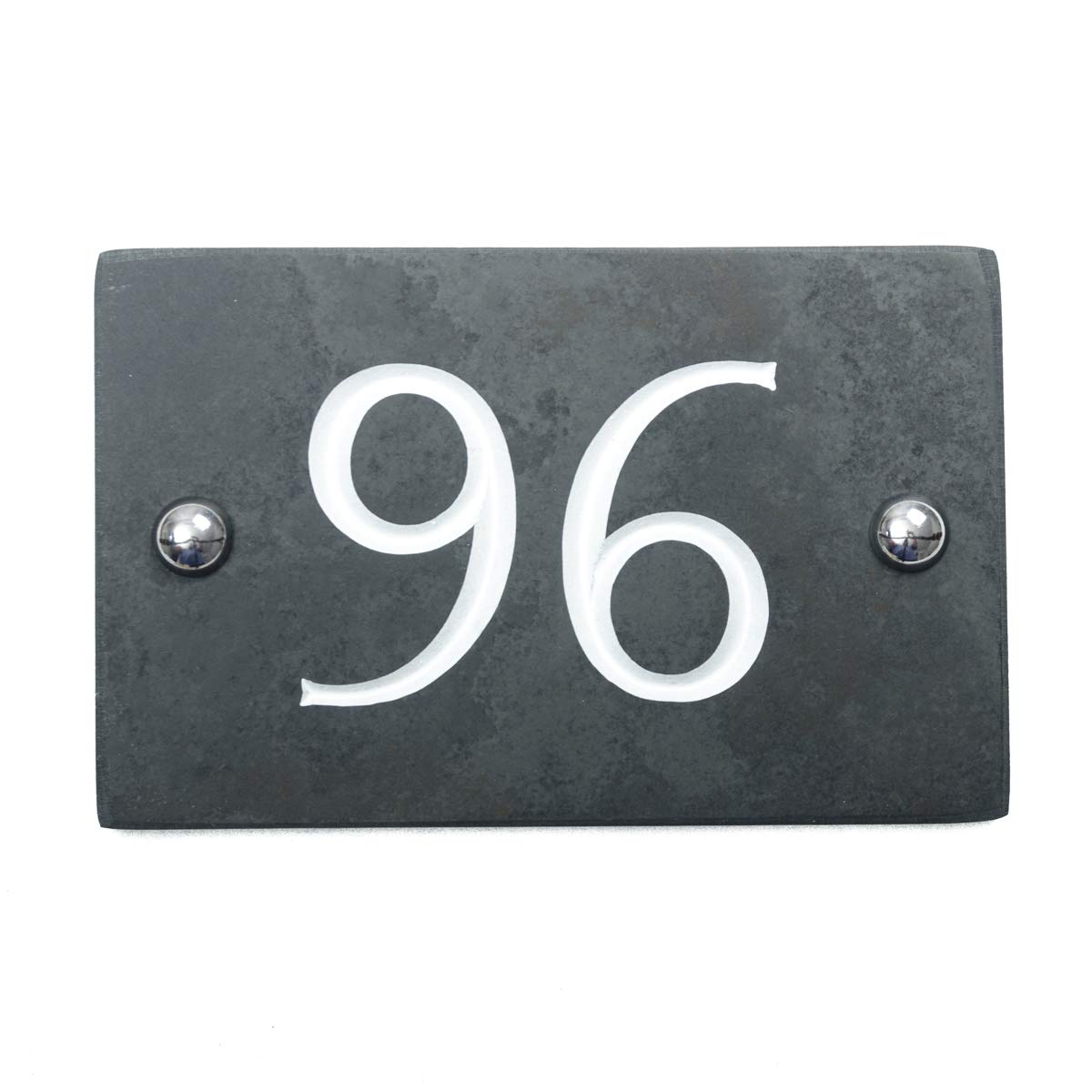 Slate Engraved House Number 96