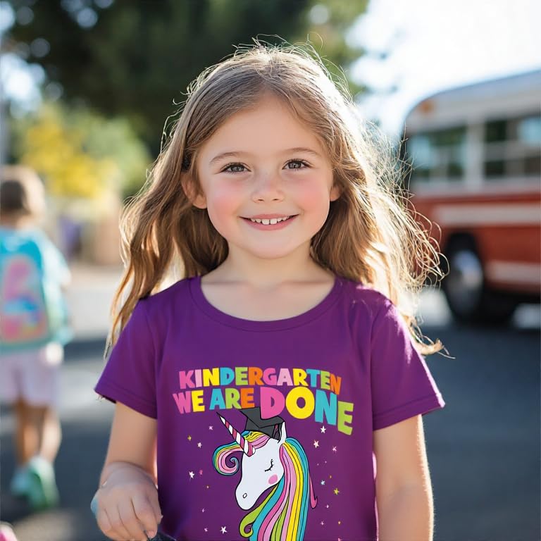 Image of Kindergarten Graduation Shirt Kids Kindergarten Graduation Gifts for Girls T-Shirt Top