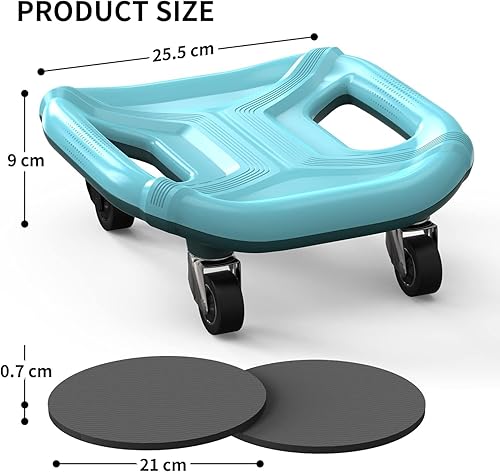 Miniatura 7 de PROIRON Rodillo abdominal con rodilleras para entrenamiento abdominal, rueda multifuncional para entrenamiento abdominal, rodillo abdominal con