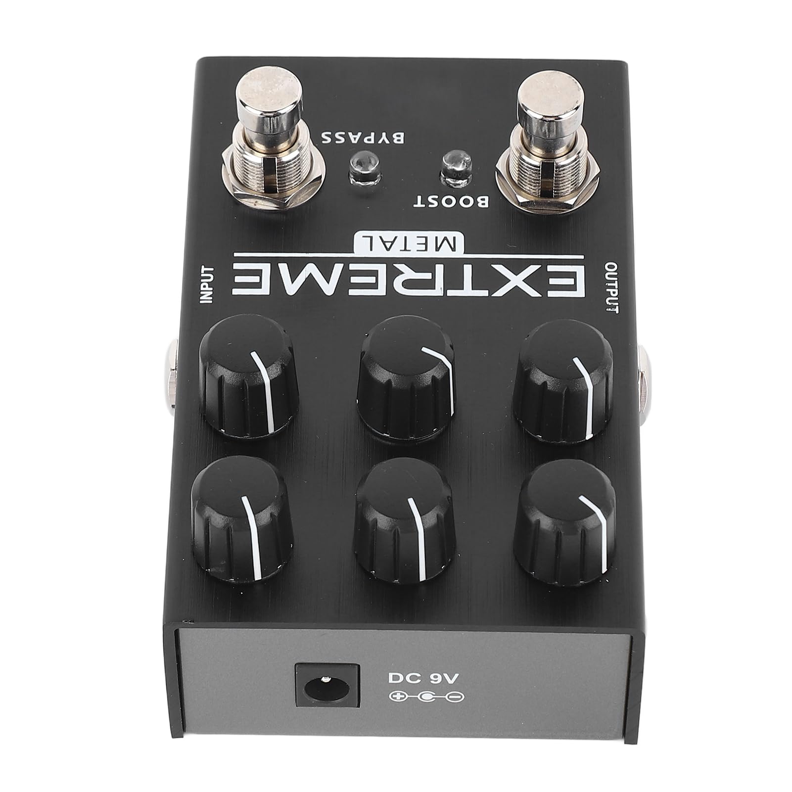 Pedale Effetto Distorsione per Chitarra Strumento Audio Regolabile Premium per Musicisti Custodia in Metallo