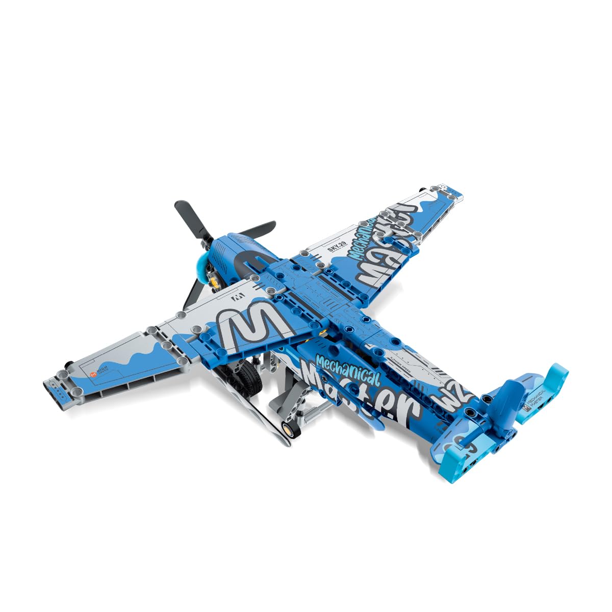 DAHONPA Seaplane Mechanical Gearing Series Building Bricks Set (380 Pcs) Air-Force Build Blocks Toy, Gift for Adult