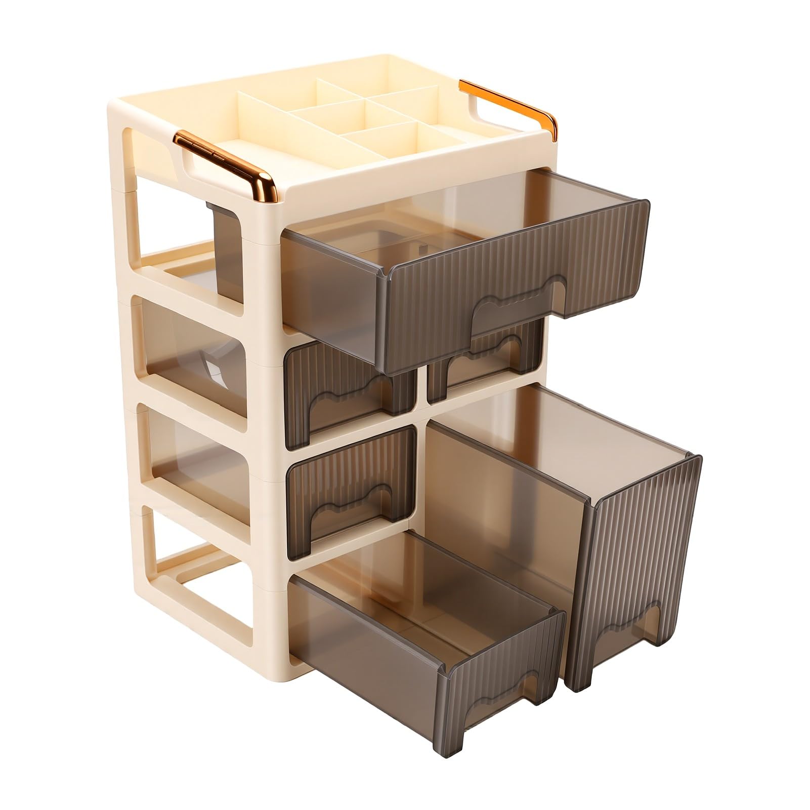 Zerodis Porta Trucchi con 4 Cassetti, 11,02x7,87x15,35in