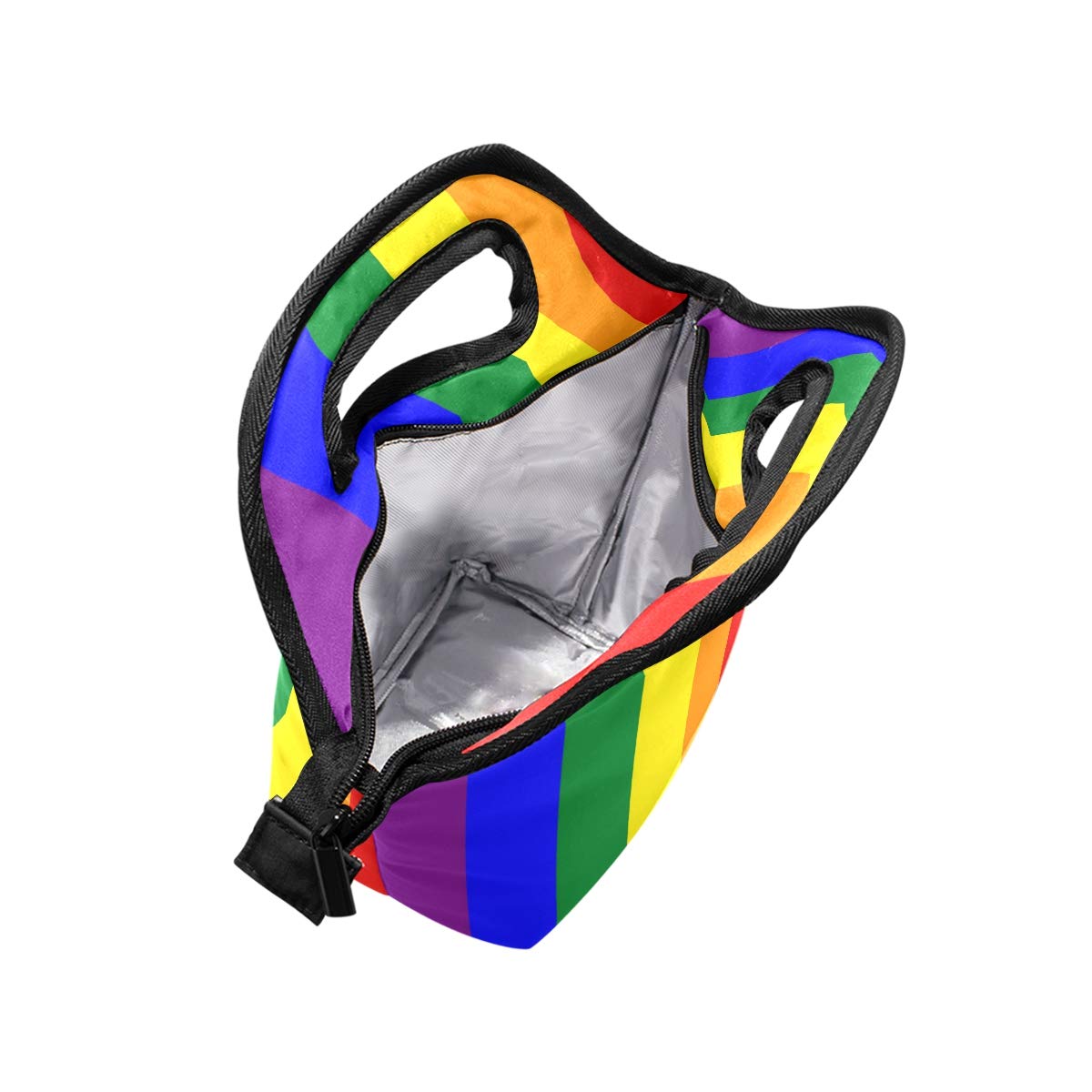 Regenbogen Lunchtasche - Isolierte Gay Pride Brotbox