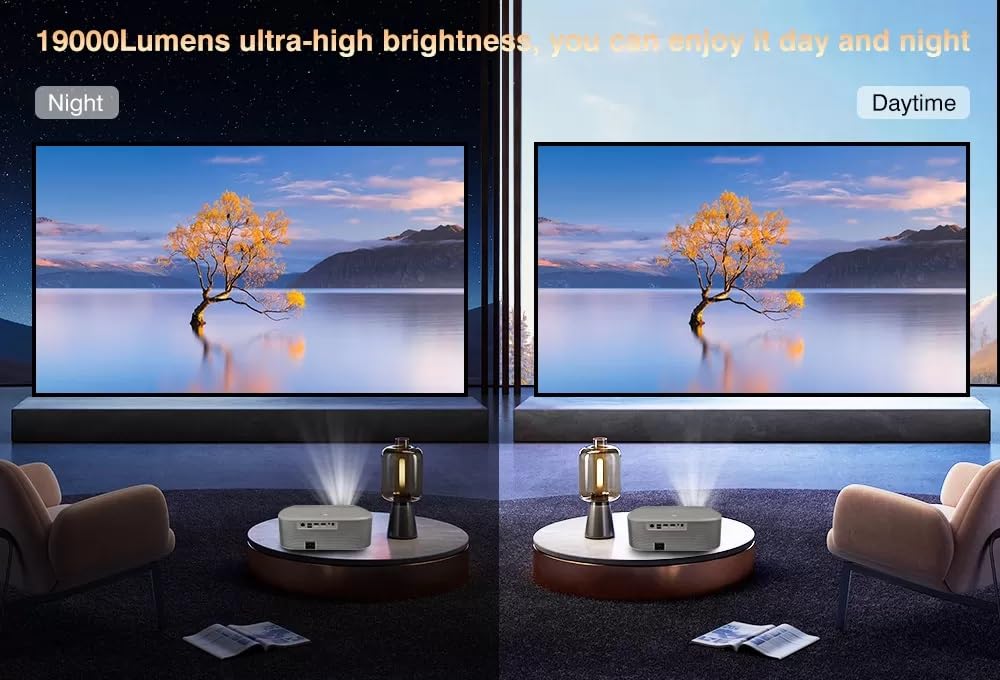 Rear panel of DRJ Q11 Max Projector showing input ports