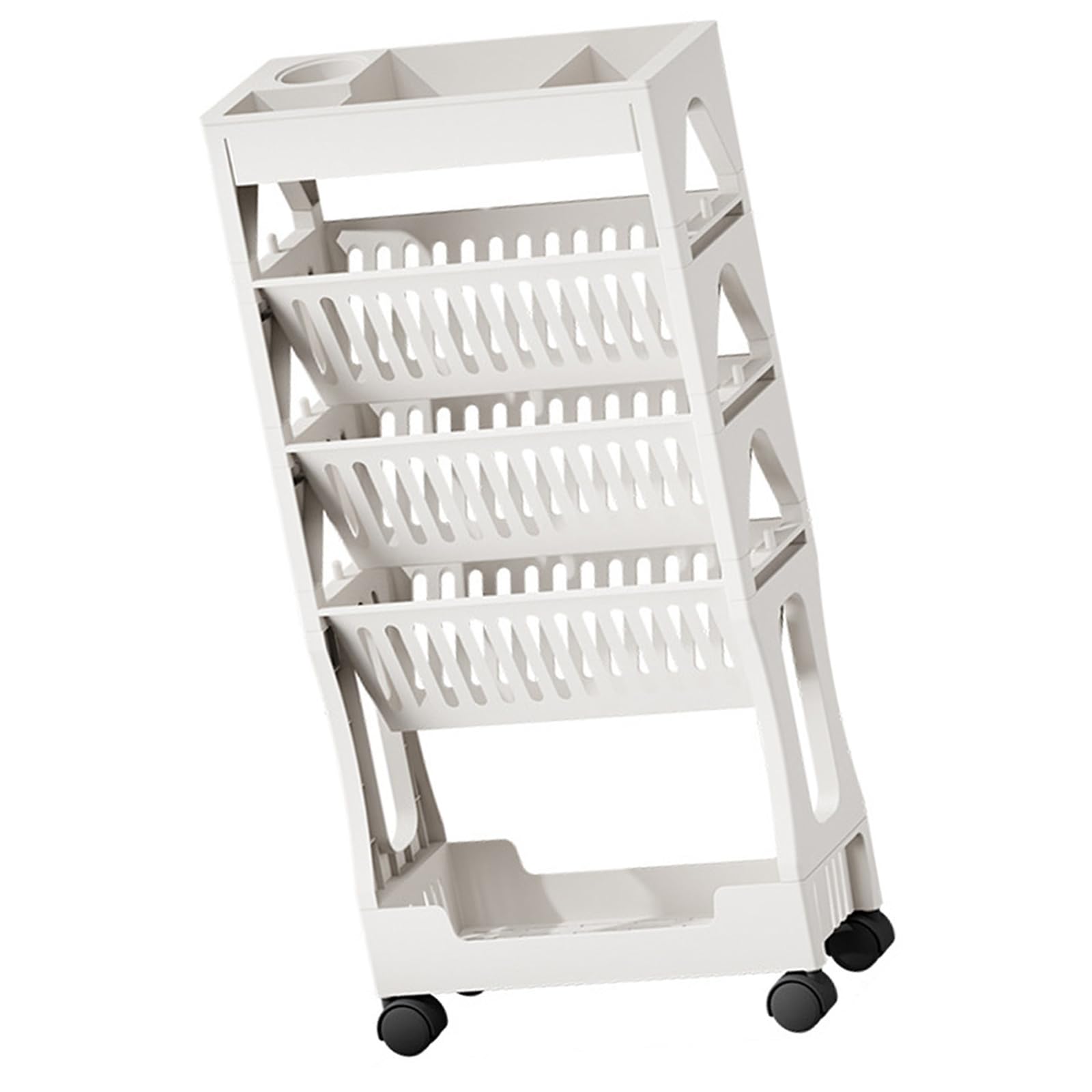 Practical Storage Trolley 5 Tiers / 2 Tiers Rolling Utility Cart with Flexible Home Organization Shelves Rolling Utility Cart