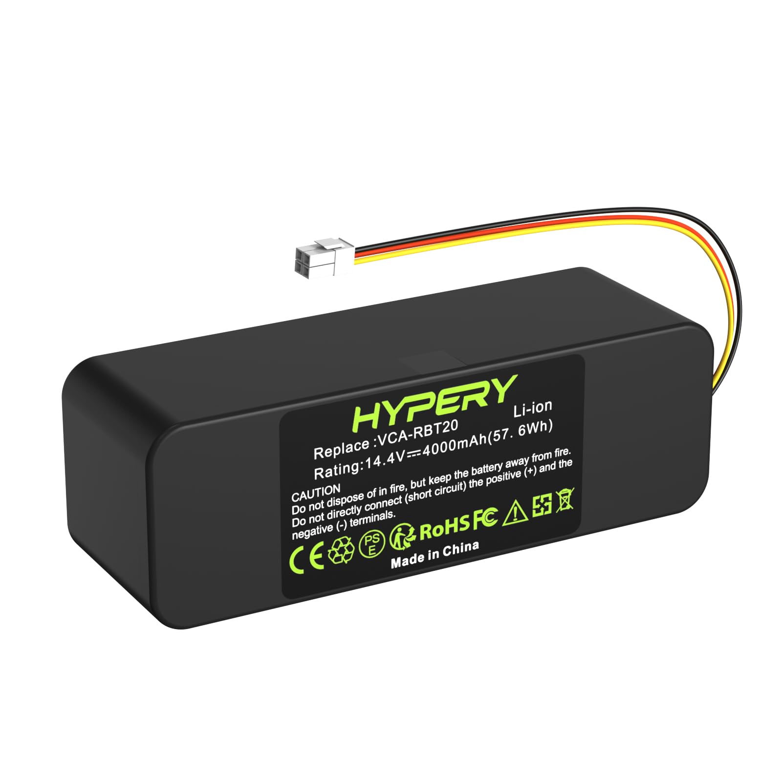 Batteria di ricambio agli ioni di litio da 14,4 V 4000 mAh, compatibile con Samsung Navibot VCA-RBT20 SR8855 SR8730 SR8845 SR8825 SR8850 SR8750 DJ96-00113C DJ96-0083C DJ96-0136B