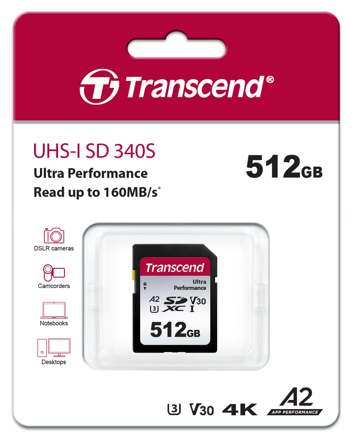 ■トランセンド(Transcend)　TS512GSDC340S [512GB] Amazon | トランセンドジャパン Transcend SDXCカード 512GB UHS