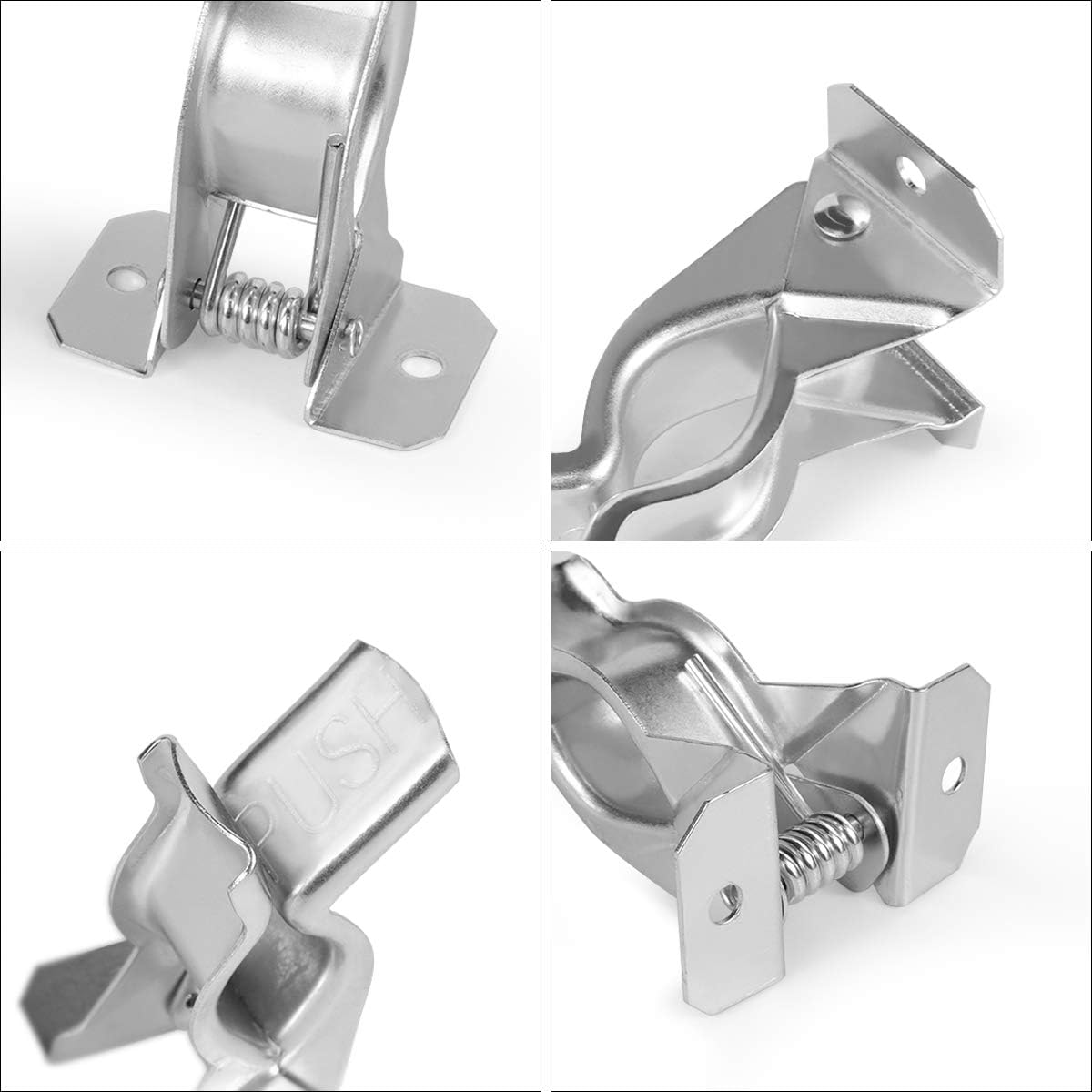 Super Brands 10 Pack Spring Grip Clamps, Metal Wall Mounted Tool Clips Garage Closet Wall Organizer Holder for Rakes, Shovel, Brooms, Mop Holder Limited Discount 10 Pack Spring Grip Clamps, Metal Wall Mounted Tool Clips Garage Closet Wall Organizer Holder for Rakes, Shovel, Brooms, Mop Holder