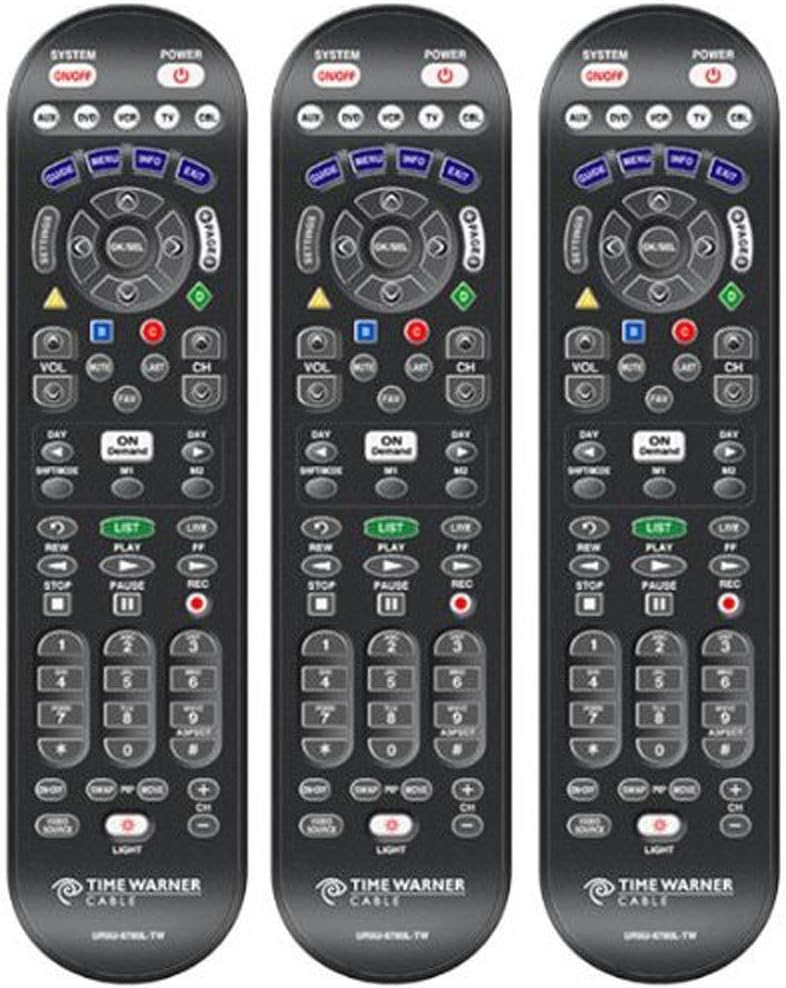 Clikr-5 Time Warner Cable Remote Control Ur5u-8780l (3 Pack Special)