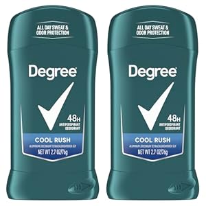 Diploma Males Authentic Antiperspirant Deodorant Cool Rush Twin Pack 48-Hour Sw