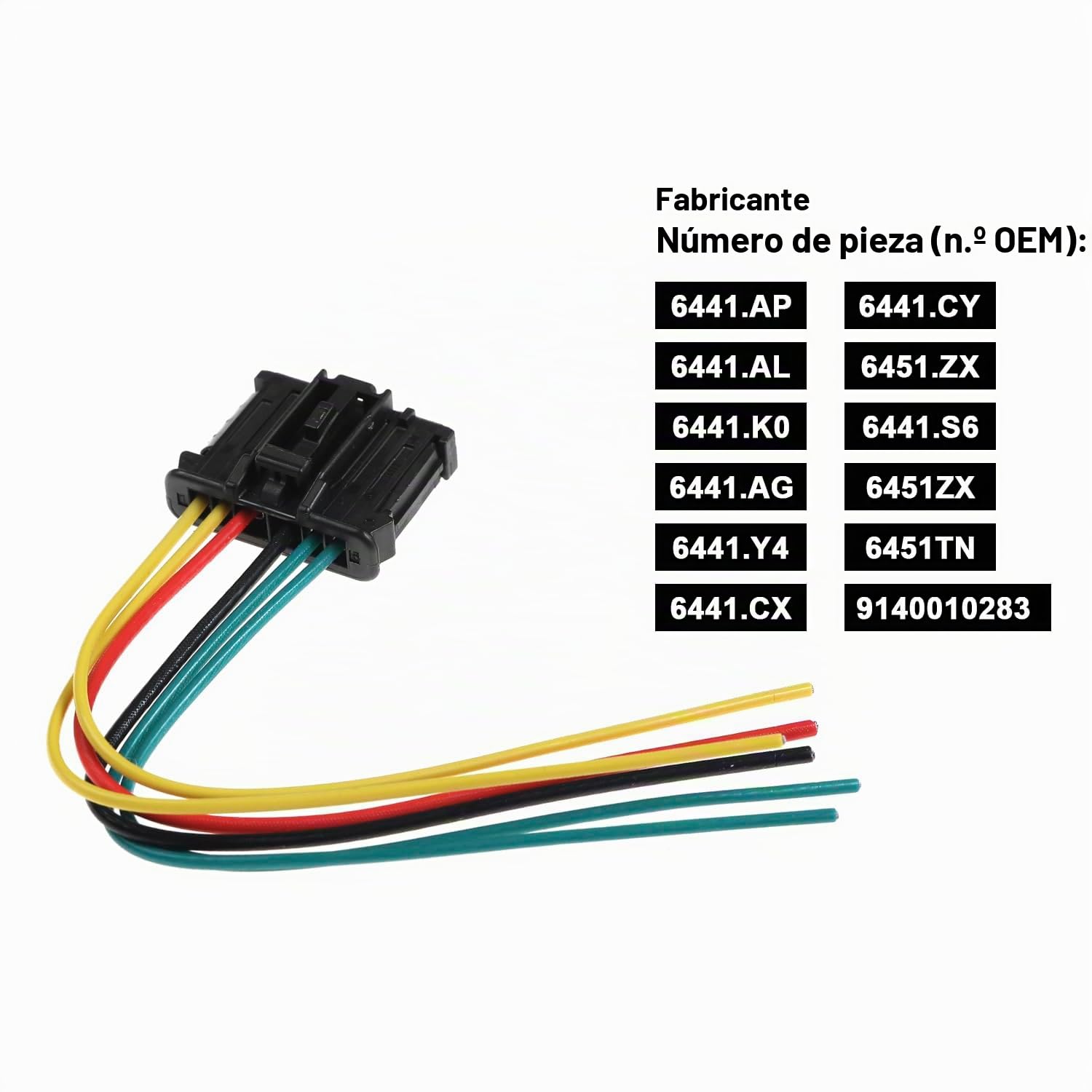 YAOPEI Air Conditioning Connector Motor Blower Resistor 6441.AP