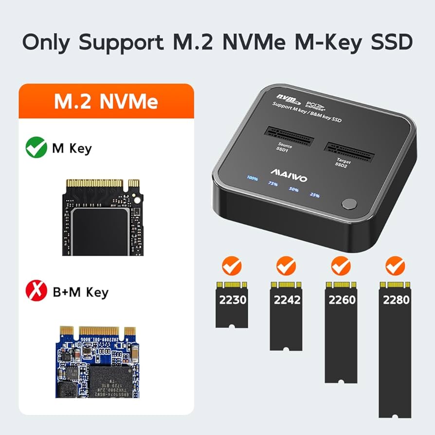 Amazon.co.jp: MAIWO M.2 NVMe SSD クローナーデュプリケーター