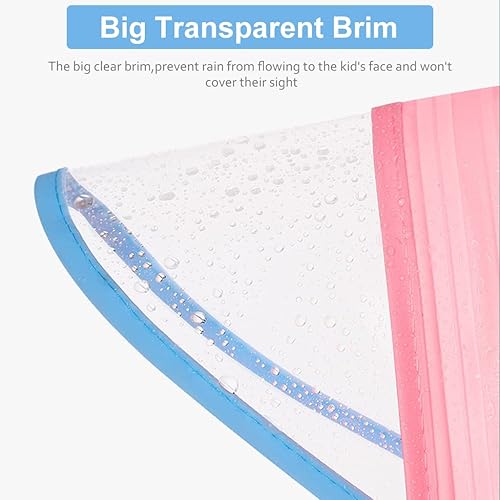 Miniatura 5 de Chubasqueros para niños, impermeable 3D, con dibujos animados, poncho para niñas y niños de 2 a 12 años
