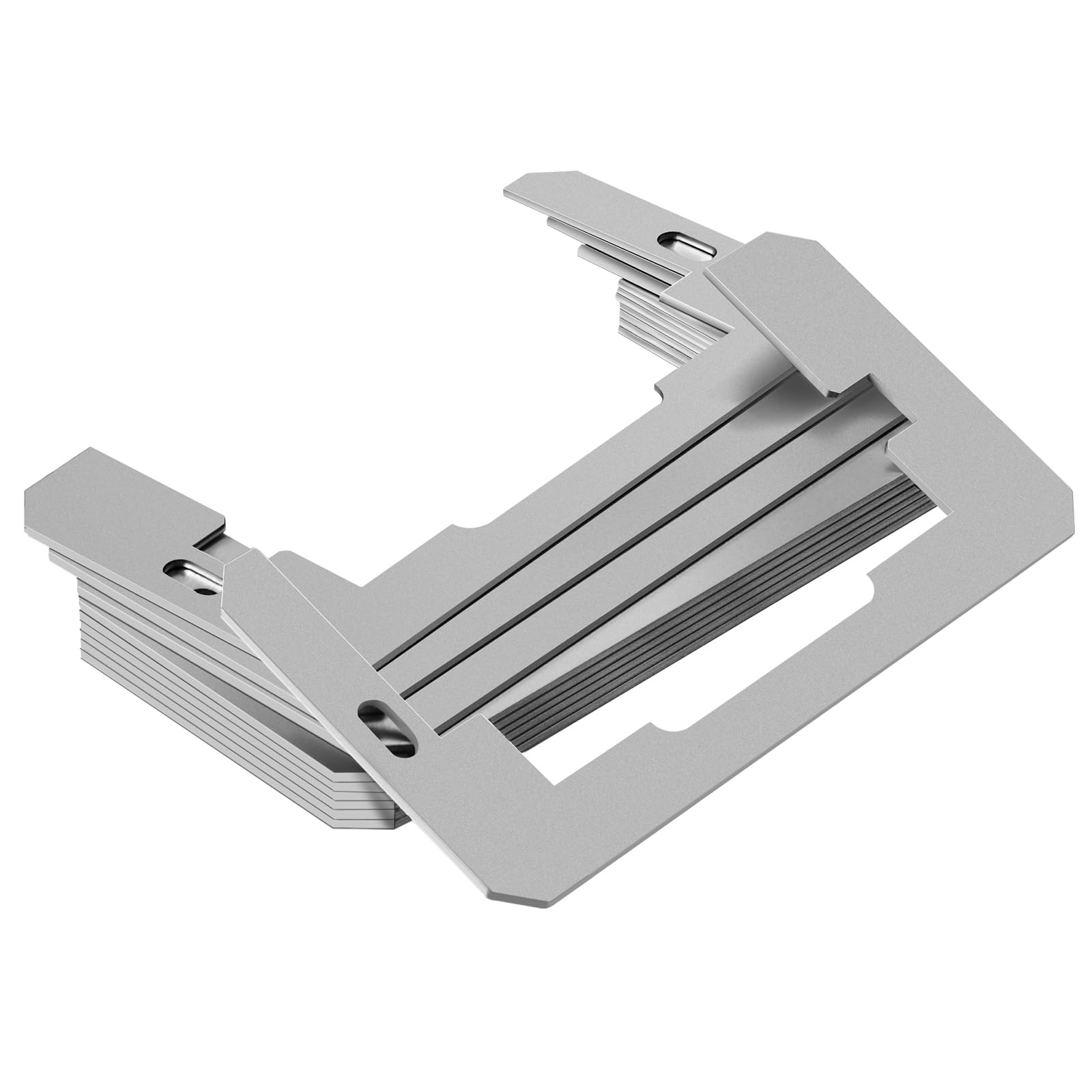 Fecomi Wall Plate Spacer,Flush Fit Device Leveling Plates For Wall Outlet Repair And Loose Electrical Outlet Fix,Receptacle Spacers Shims For Use With Outlets/Electrical Box/Switch (10)