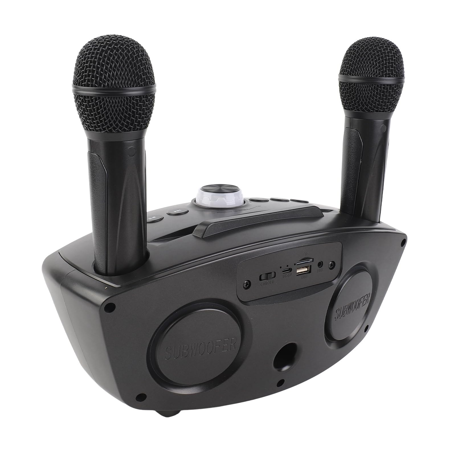 Keenso Microfono Innovativo DOPPEL -KARAOKE -MIKROFON PER Home KTV AUX/Supporto Scheda di Memoria di Input