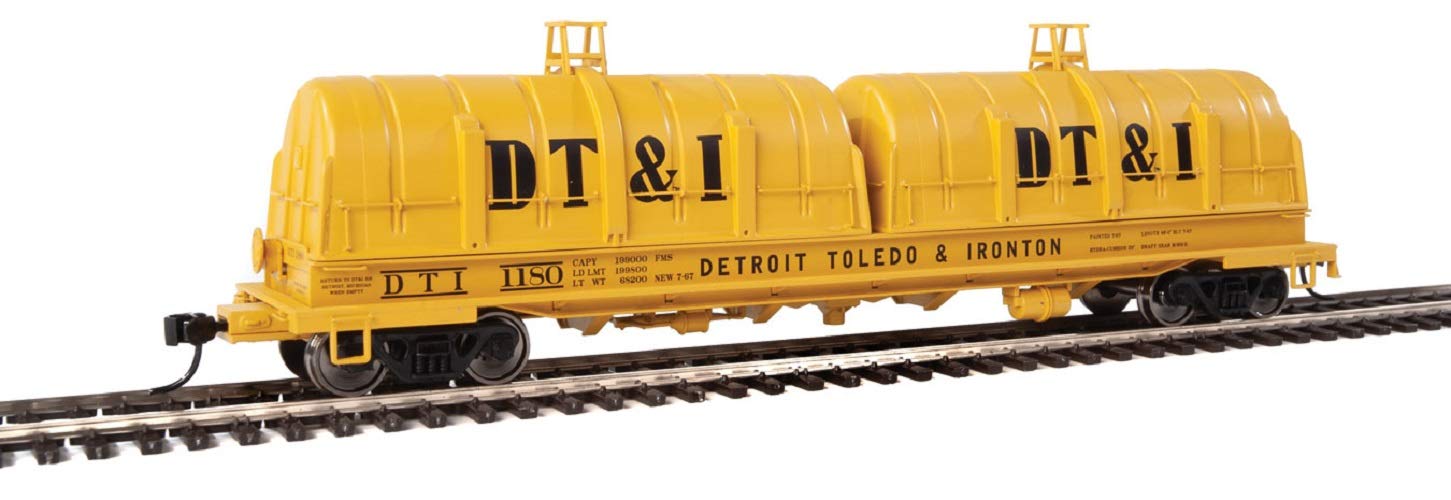 WALTHERS Detroit Toledo & Ironton 50' Evans Cusion Coil Car #1180