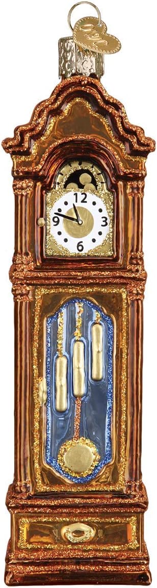 Old World Christmas Grandfather Clock Ornament