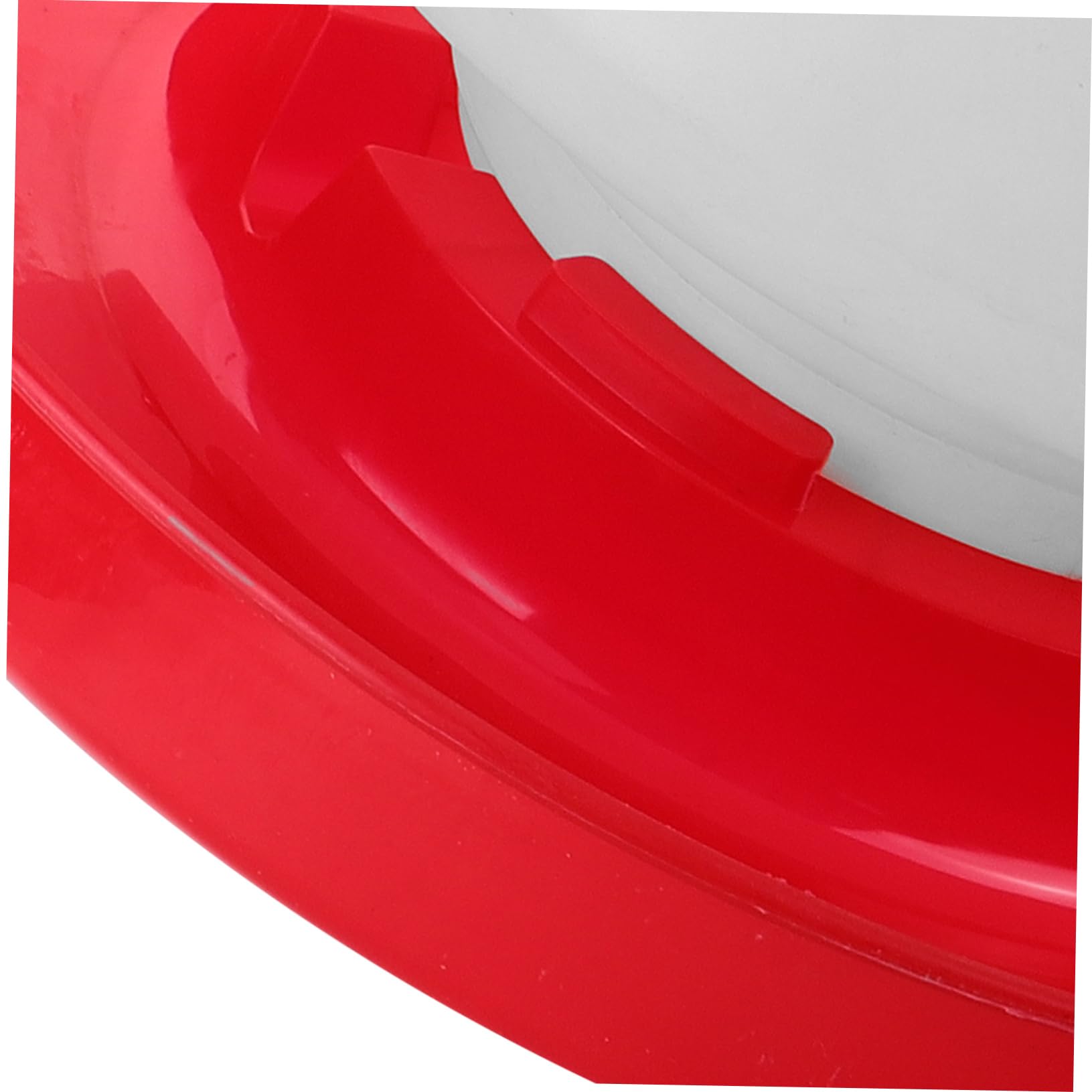Mangiatoia per Polli in Plastica Bianca, Resistente Agli Urti | Forma a Vaschetta per Uso Esterno, Adatta a Galline e Piccioni, Design Creativo e Pratico