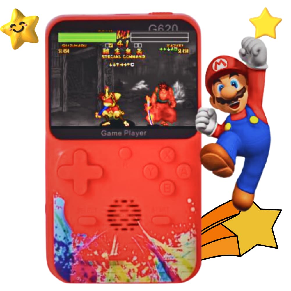 Lemon Toys New Edition G620 Handheld,Retro Video Game Console,SUP+ Game Box 500 in 1: Trendy Console,Super Wide LCD,6 hrs Continuous Gameplay -USB Rechargeble(Multicolor)-Color and Design as per Stock (B0CPFVDKN7) Amazon Price History, Amazon Price Tracker