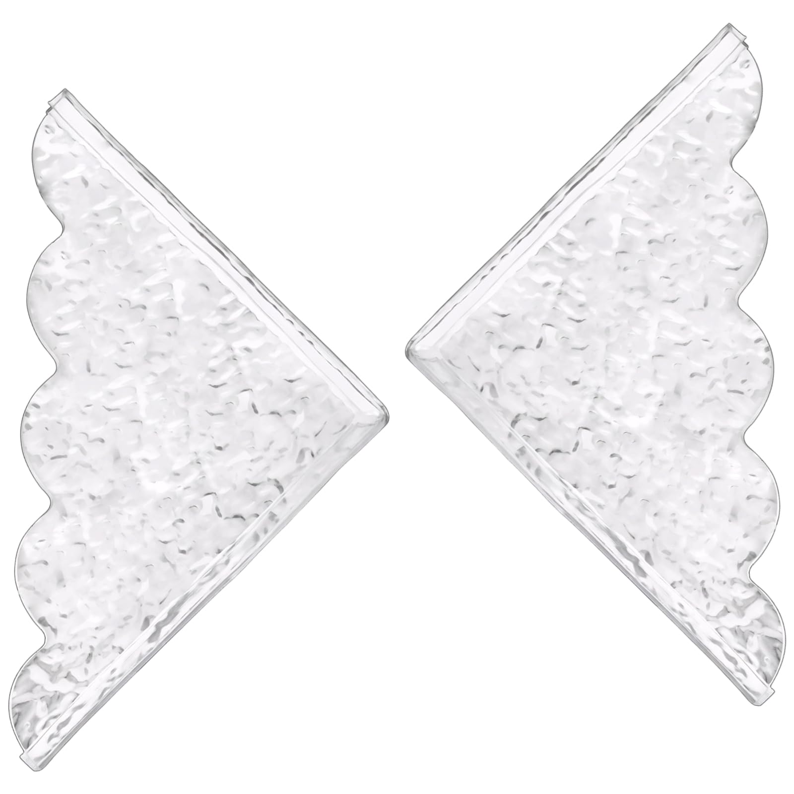 sodeber Bathroom Barrier Prevents Splashing Acrylic Shower Corner Protector Shower Tub Splash Guard Set