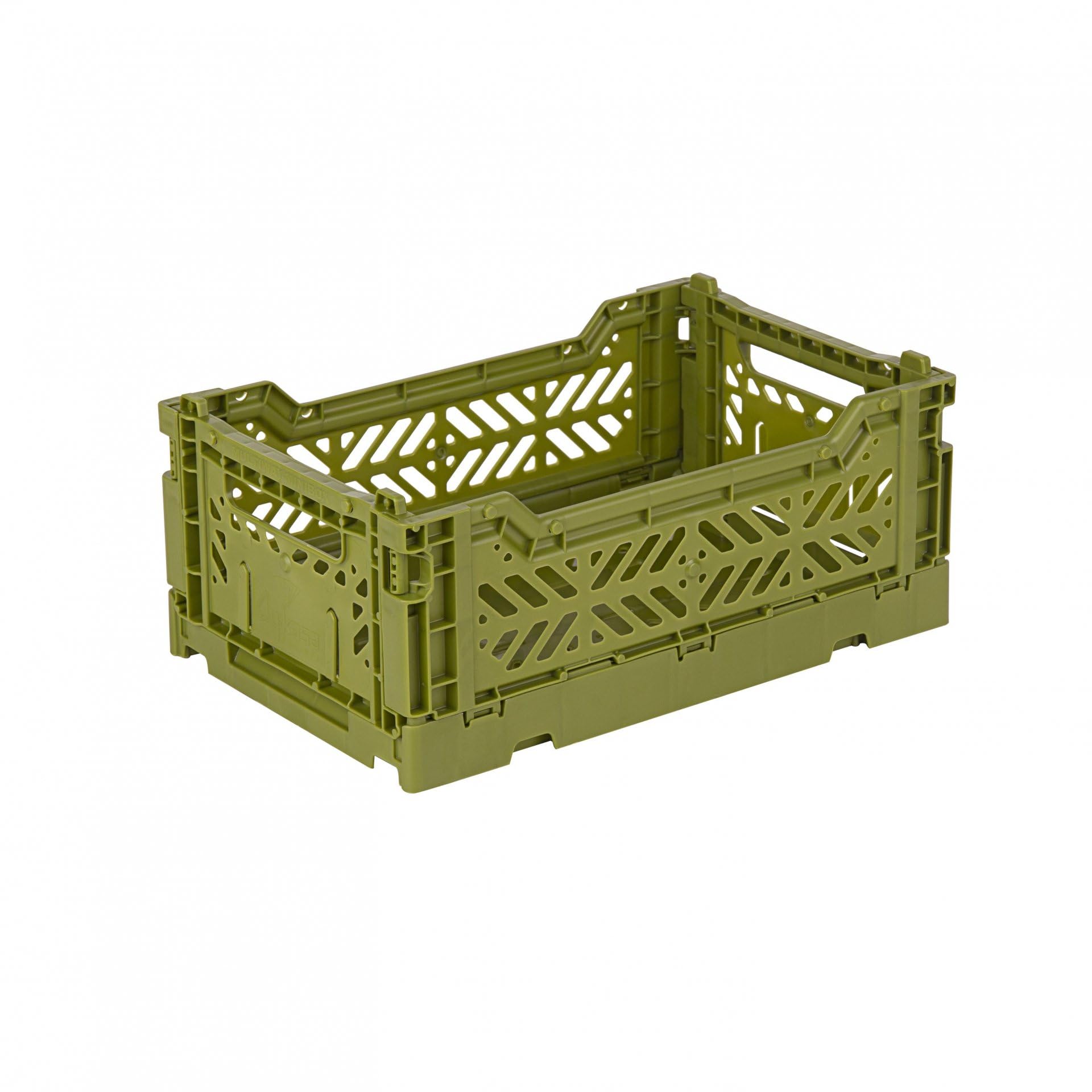 Aykasa Olive Ay-Kasa Folding Crate Strong Plastic Stackable Crate Mini (27 X 17 X 11 Cm)